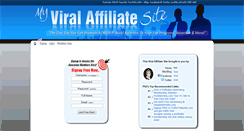 Desktop Screenshot of myviralaffiliatesite.com